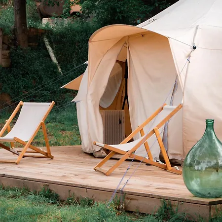 Glamping In Tuscany Роскошный шатер Montefoscoli